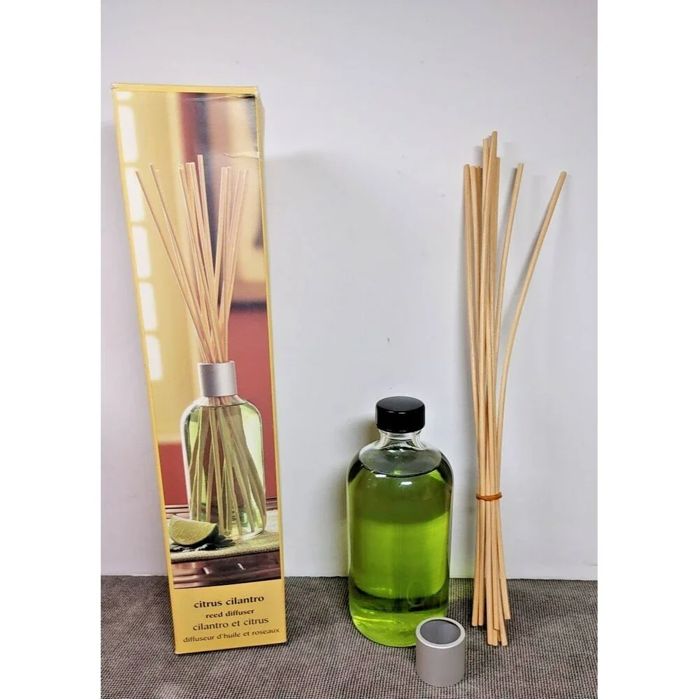New Pier 1 Citrus Cilantro Reed Diffuser 8 oz New in Open Box *Discontinued USA